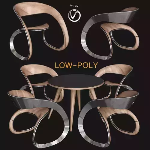 Cadeiras Design 3d model