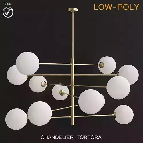 CHANDELIER TORTORA 3d model