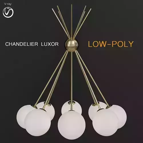 CHANDELIER LUXOR 3d model