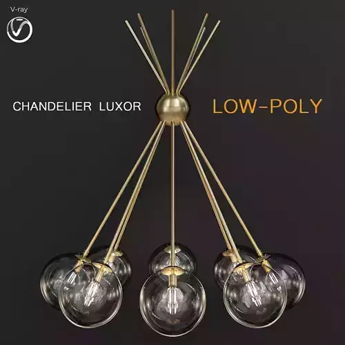 CHANDELIER LUXOR 3d model