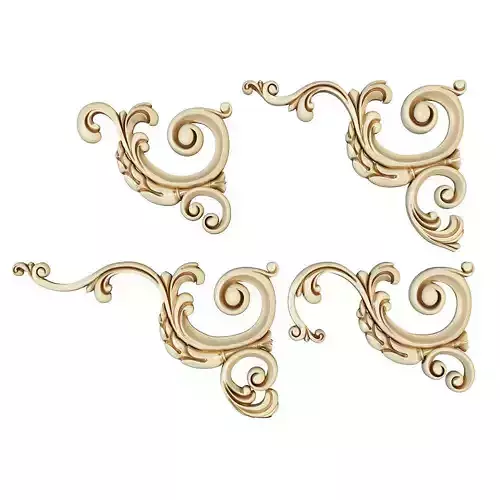 Carved decor for cnc