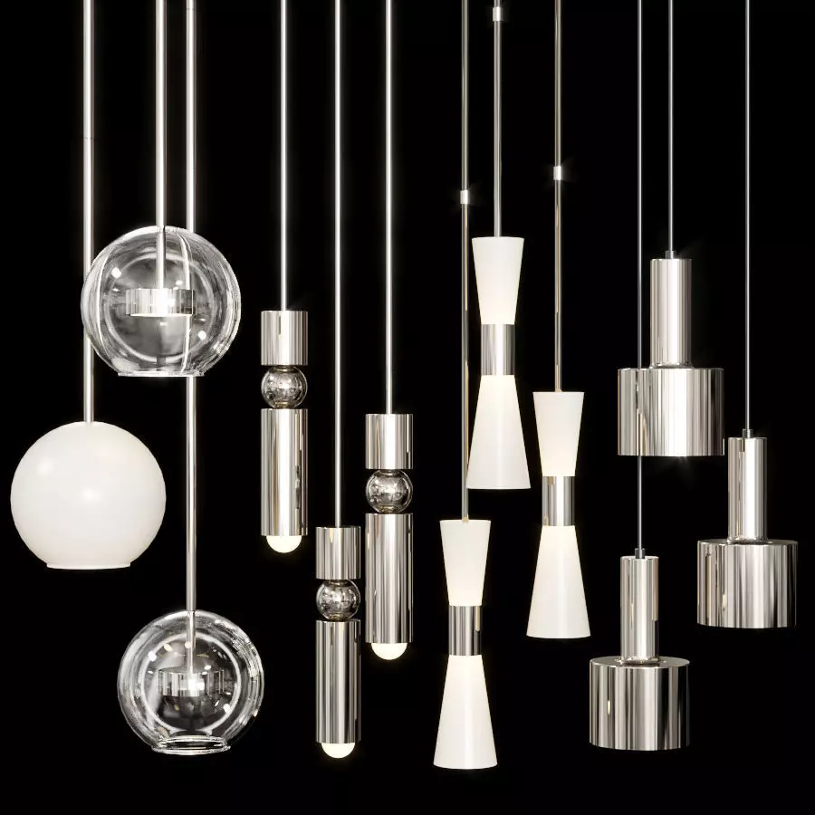 Pendant set 002 3D model_0