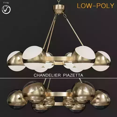 CHANDELIER PIAZETTA 3d model