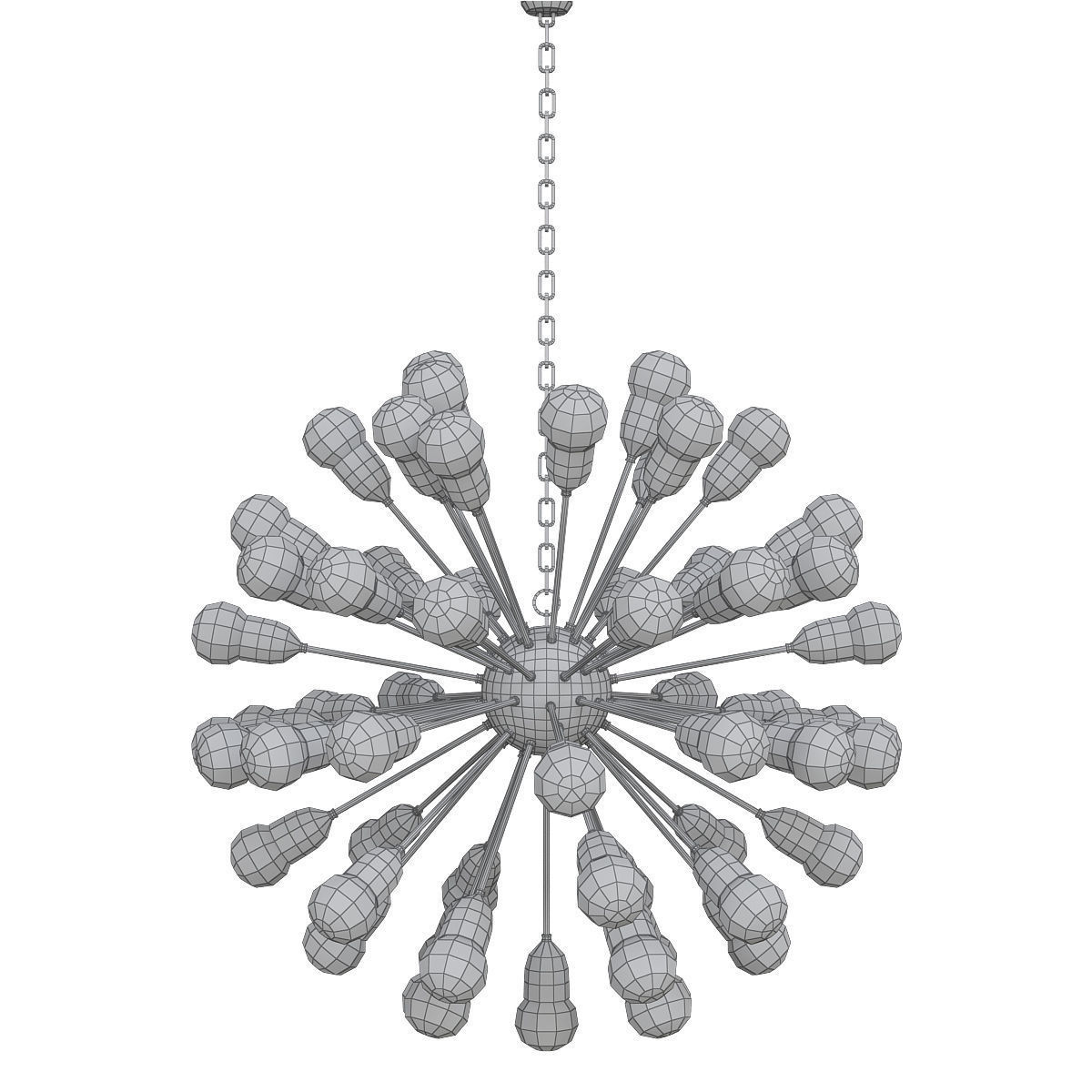 CHANDELIER ANTARES L 3d model Low-poly 3D model_1