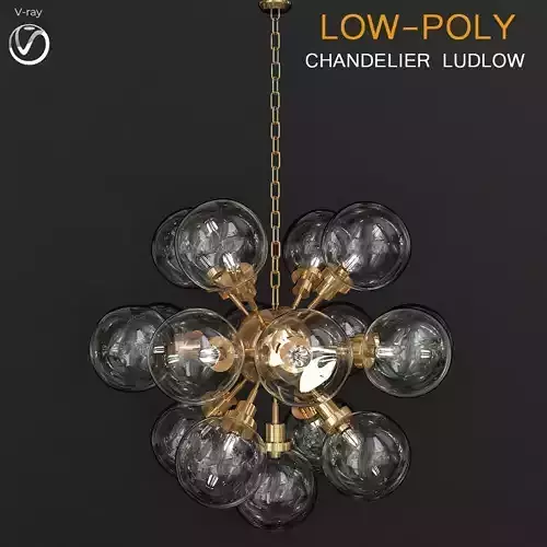 CHANDELIER LUDLOW 3d model