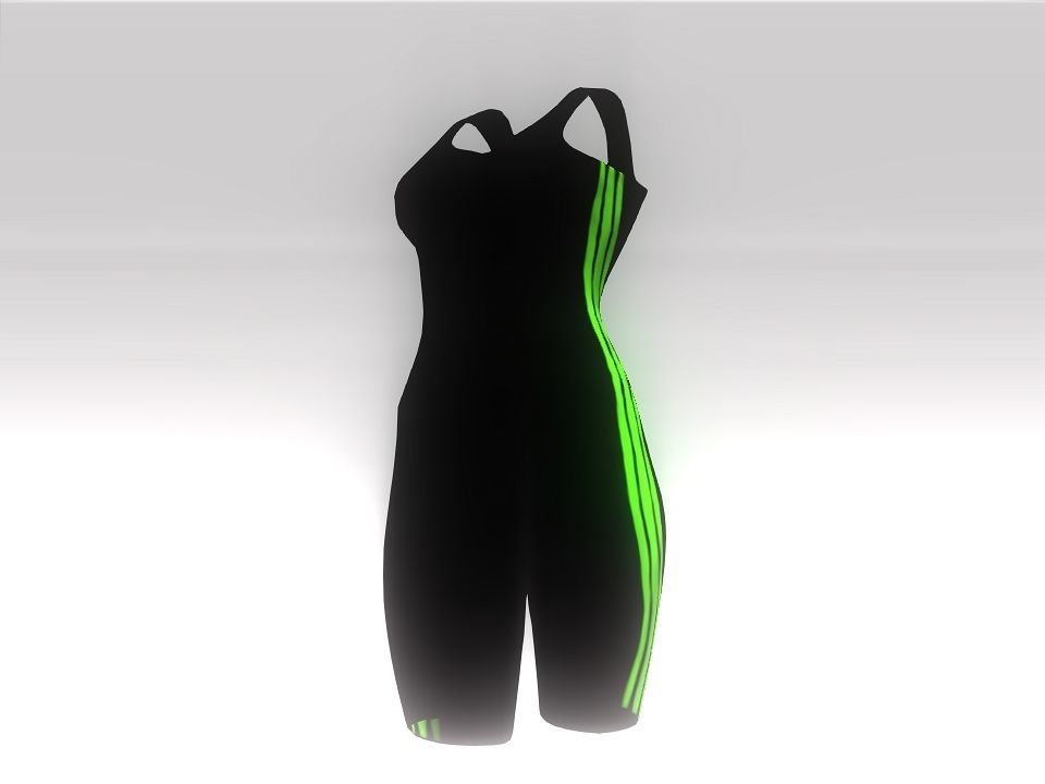 Fitness suit Low-poly 3D model_29