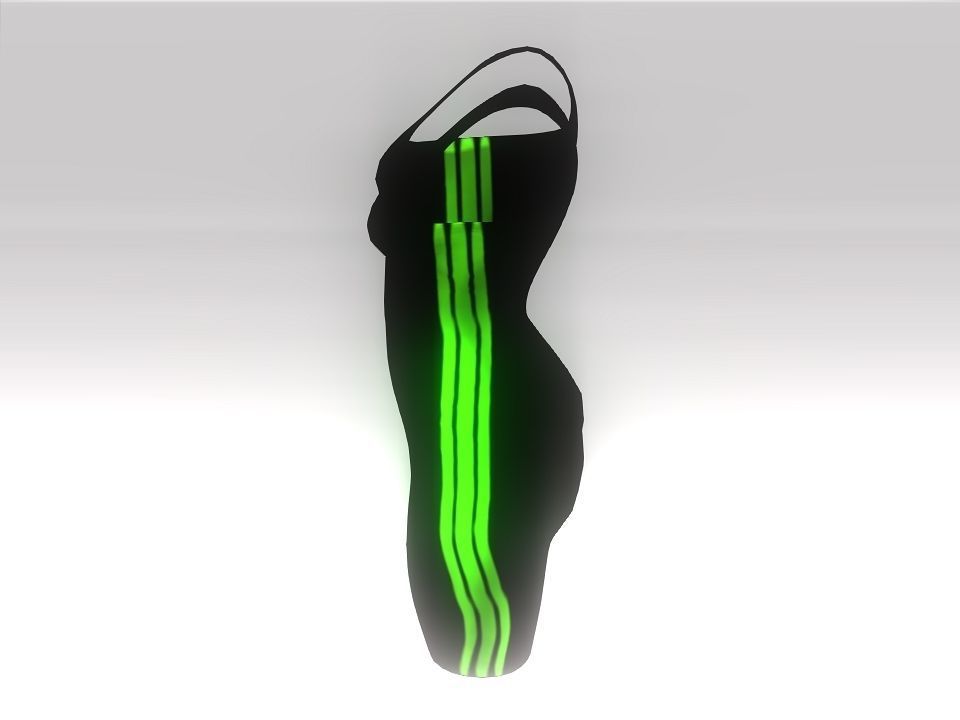 Fitness suit Low-poly 3D model_19