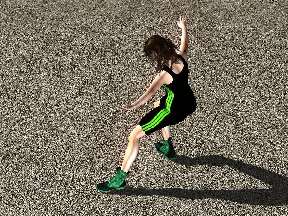 Fitness suit Low-poly 3D model_26