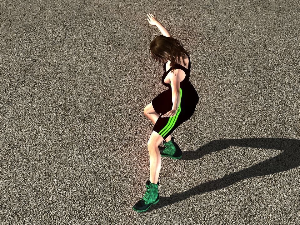 Fitness suit Low-poly 3D model_25