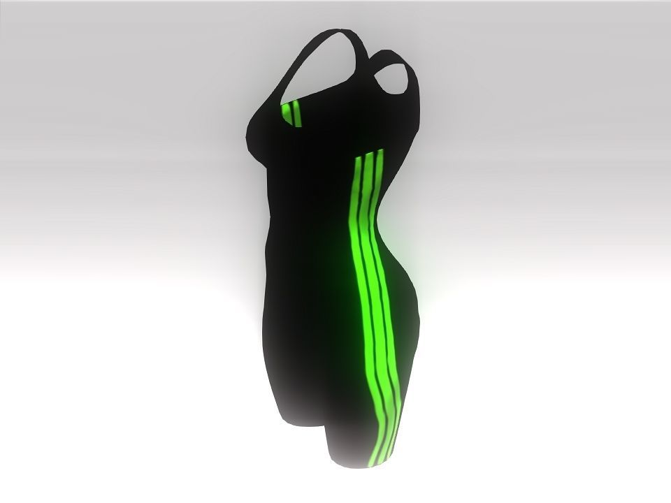 Fitness suit Low-poly 3D model_18