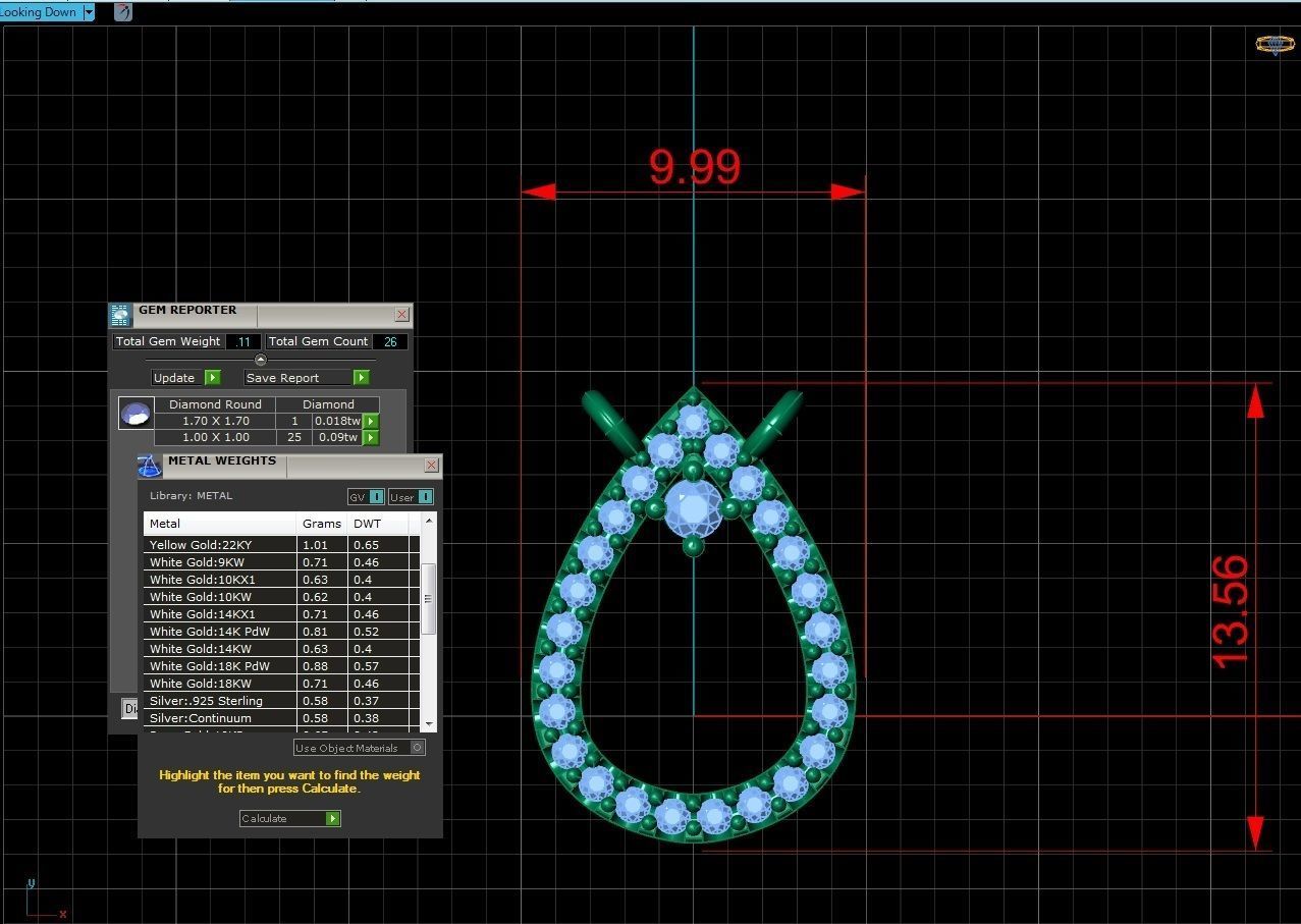 Jewelry Pendant 3D print model_1