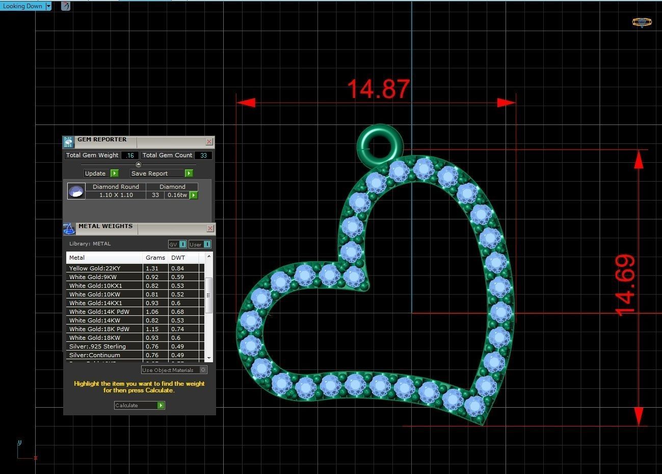 Jewelry Pendant 3D print model_17