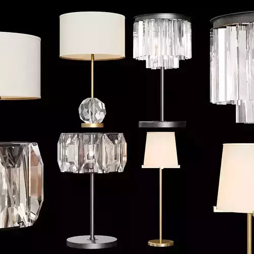 Restoration Hardware Exclusive Table Lamp set 01