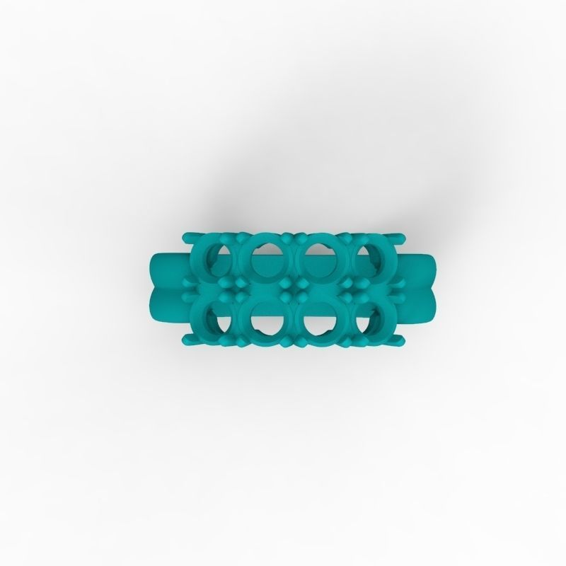 Solitaire wedding engagement women ring with diamonds 3dm stl 3D print model_12