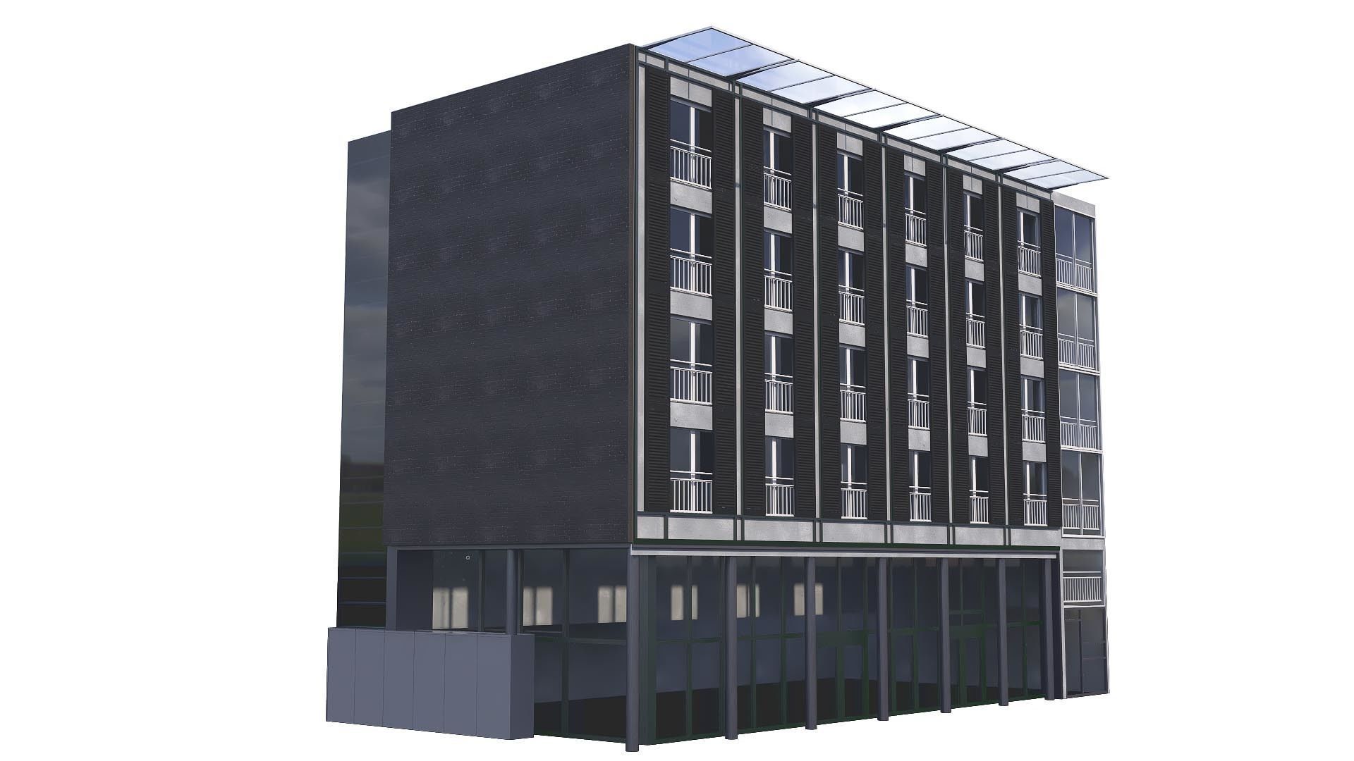 AMSTERDAM HOUSES 13 ANNA FRANK BUILDING 3D model_18