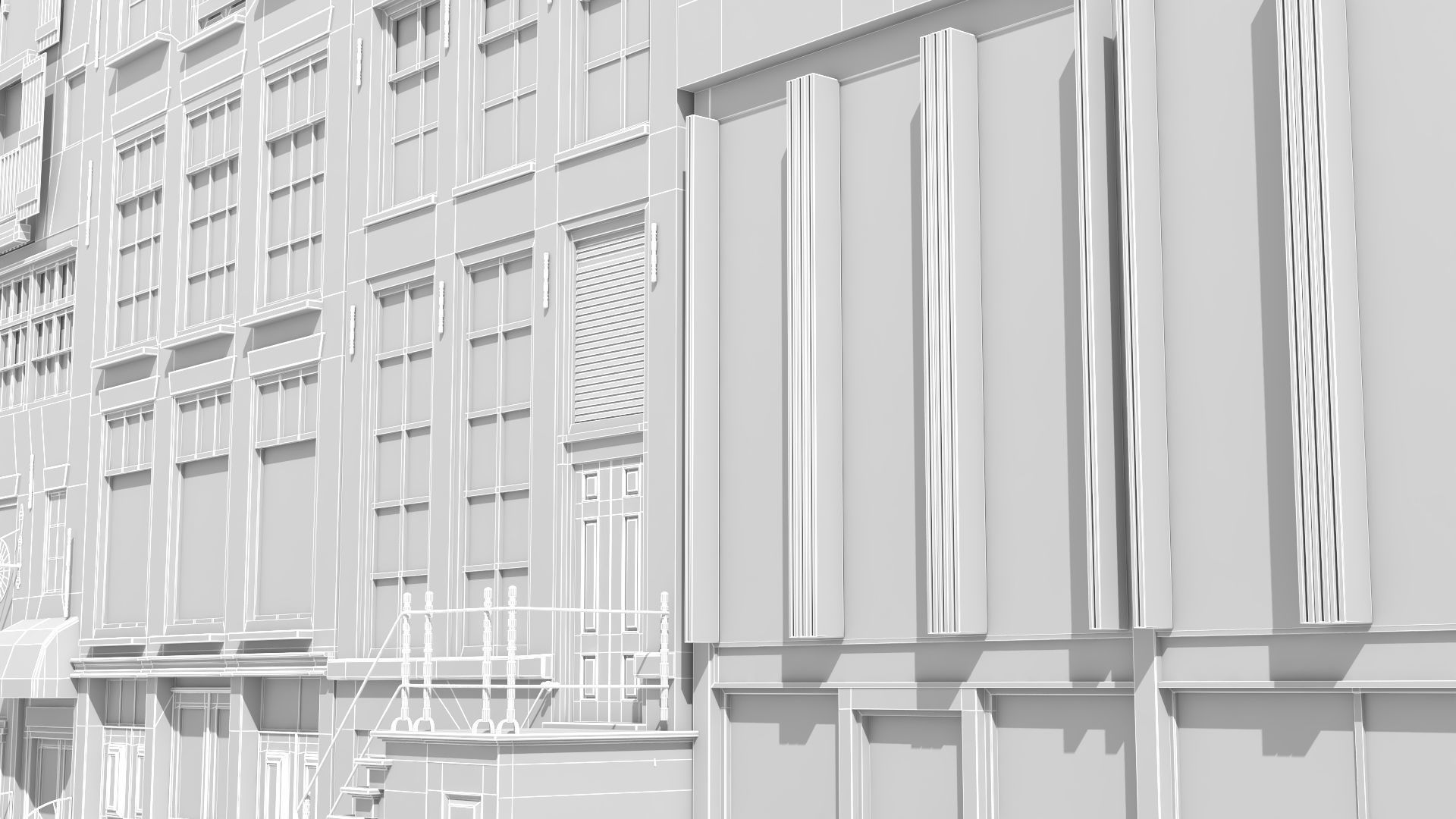 AMSTERDAM HOUSES 13 ANNA FRANK BUILDING 3D model_23