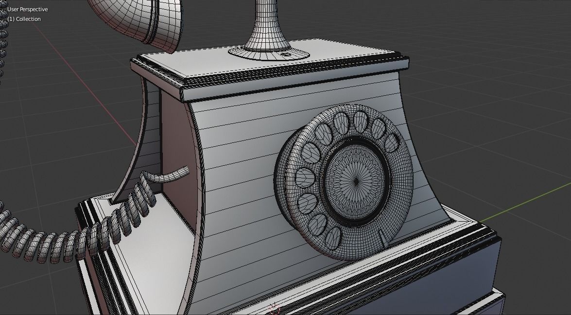 Vintage Telephone 3D model_18