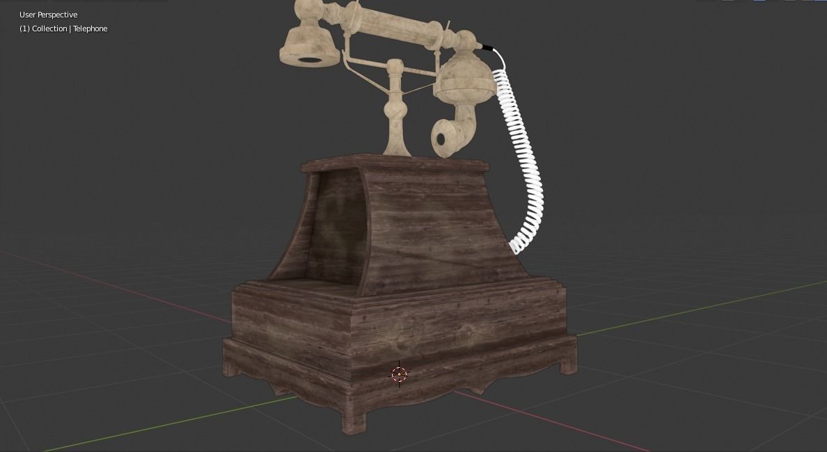 Vintage Telephone 3D model_24