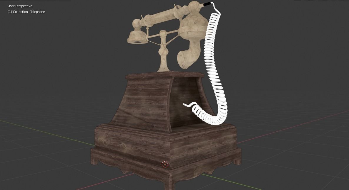 Vintage Telephone 3D model_25