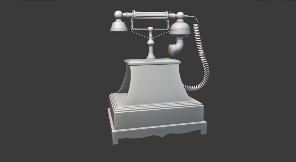 Vintage Telephone 3D model_17