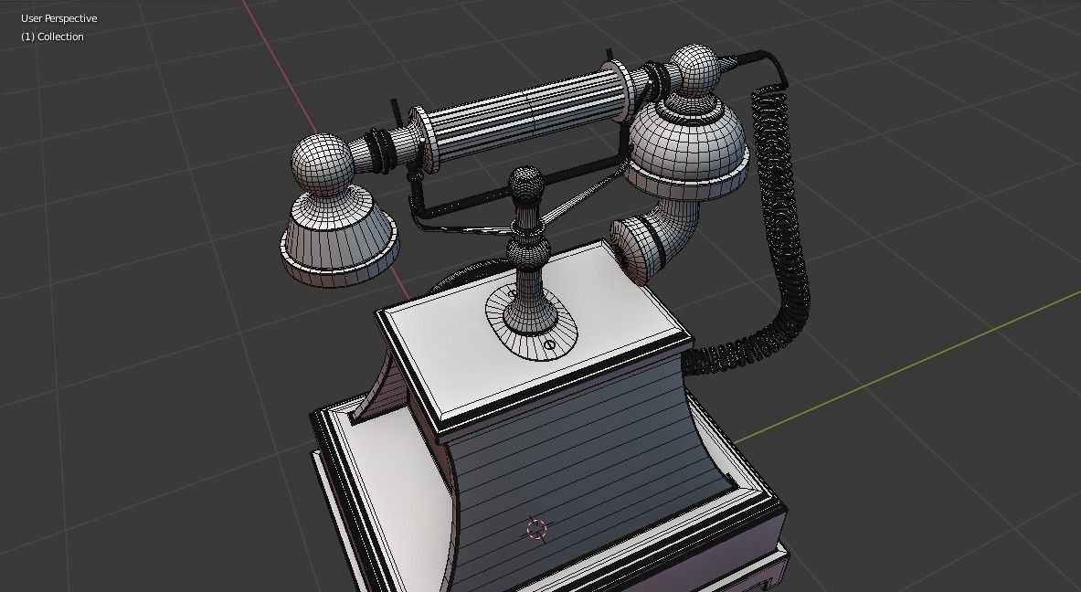 Vintage Telephone 3D model_21