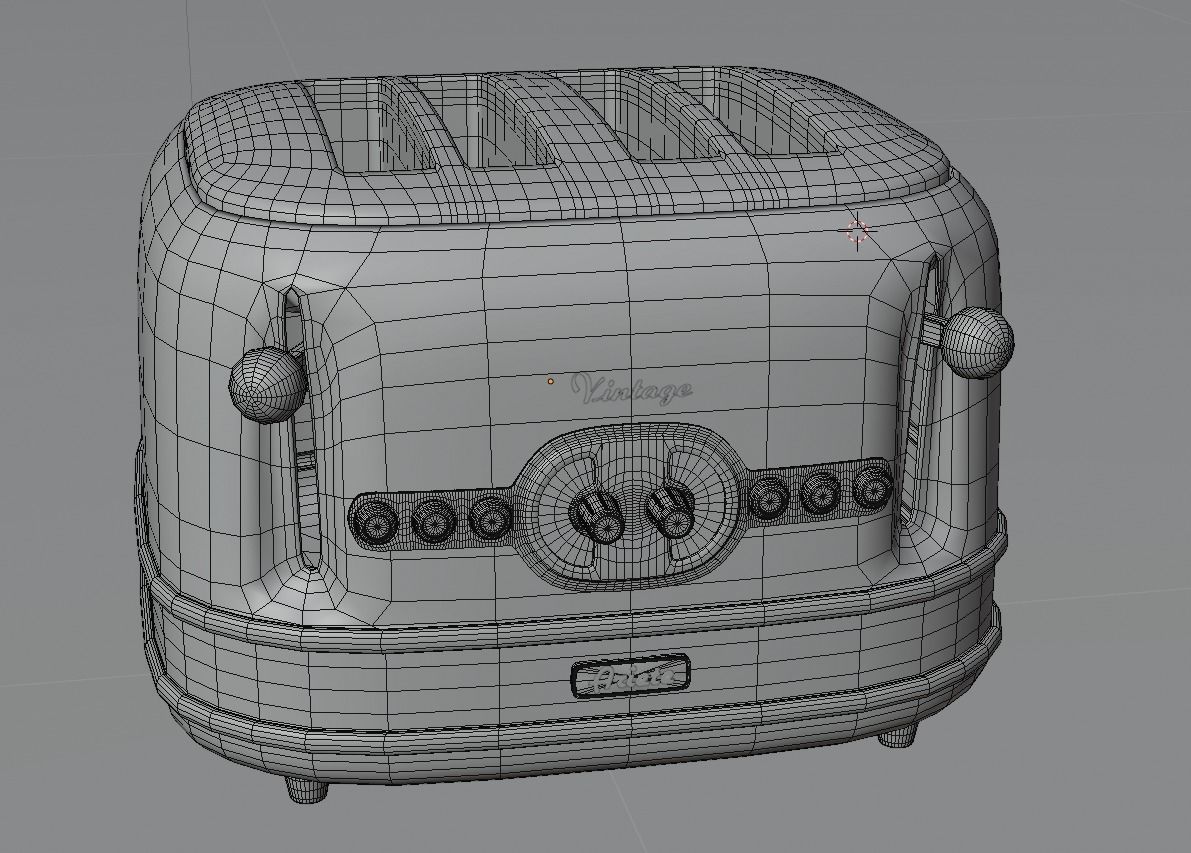 Ariete Vintage Toaster 3D Model 3D model_6