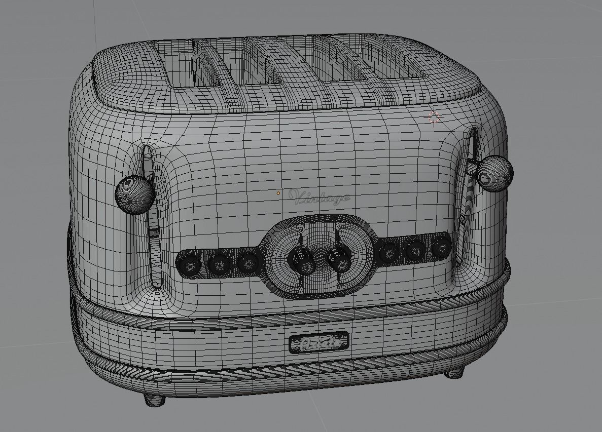 Ariete Vintage Toaster 3D Model 3D model_7
