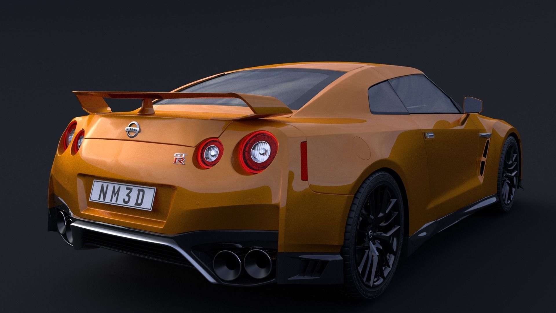 Nissan GTR R35 3D model_2
