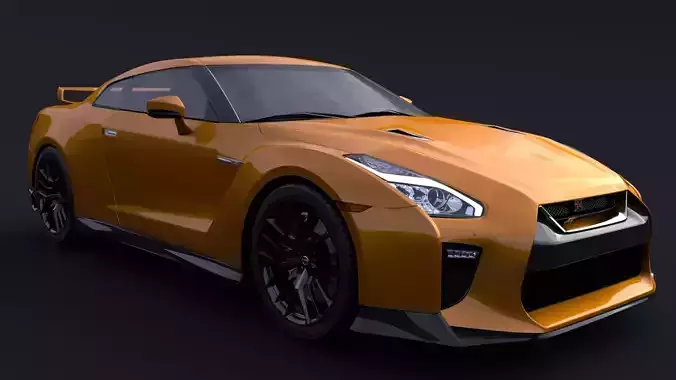 Nissan GTR R35 3D model