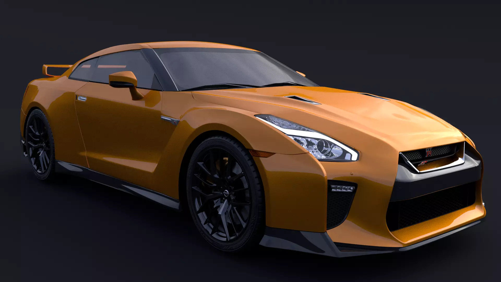 Nissan GTR R35 3D model_0
