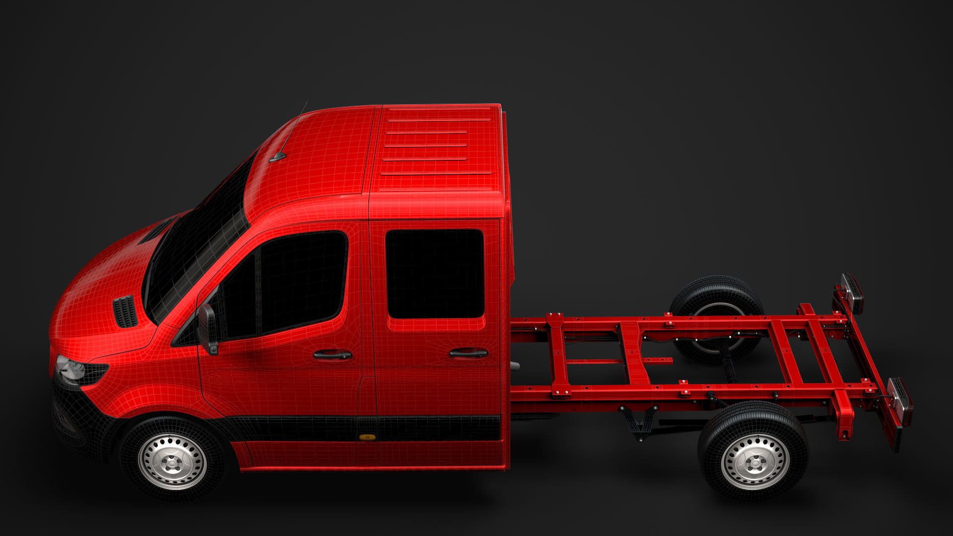 RAM Sprinter Chassis Crew Cab L2 FWD 2020 3D model_26