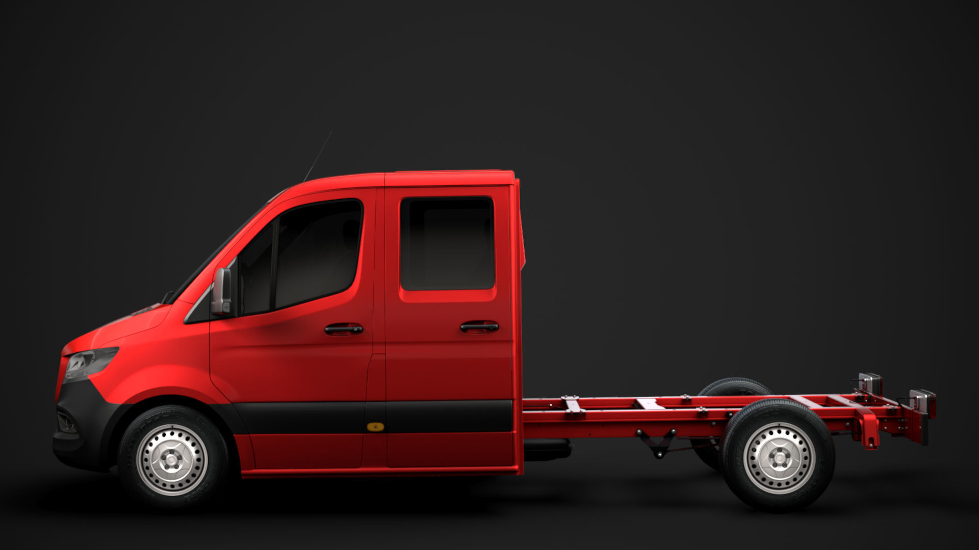 RAM Sprinter Chassis Crew Cab L2 FWD 2020 3D model_5