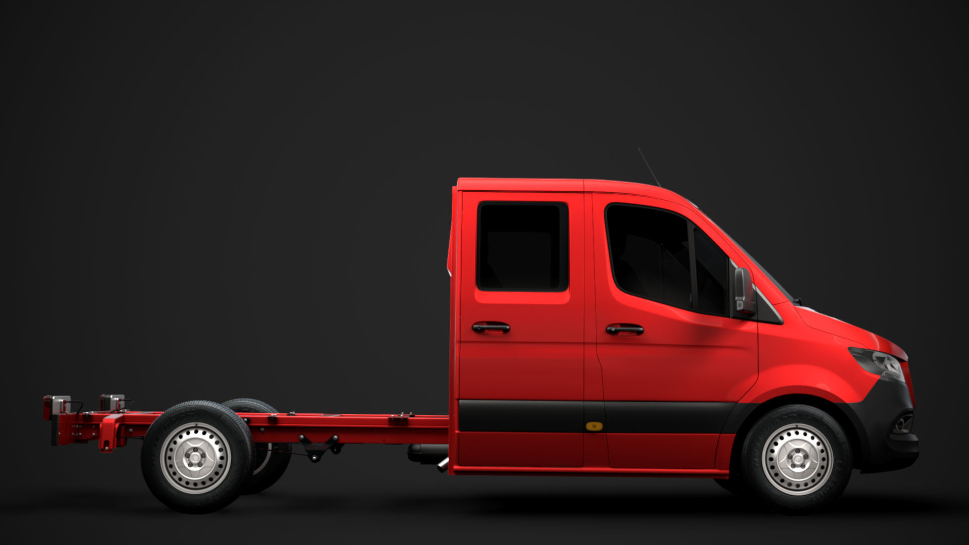 RAM Sprinter Chassis Crew Cab L2 FWD 2020 3D model_1