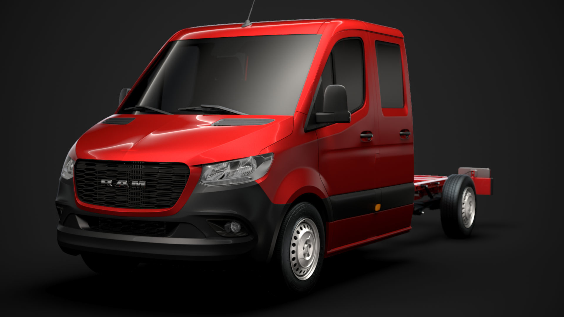 RAM Sprinter Chassis Crew Cab L2 FWD 2020 3D model_8