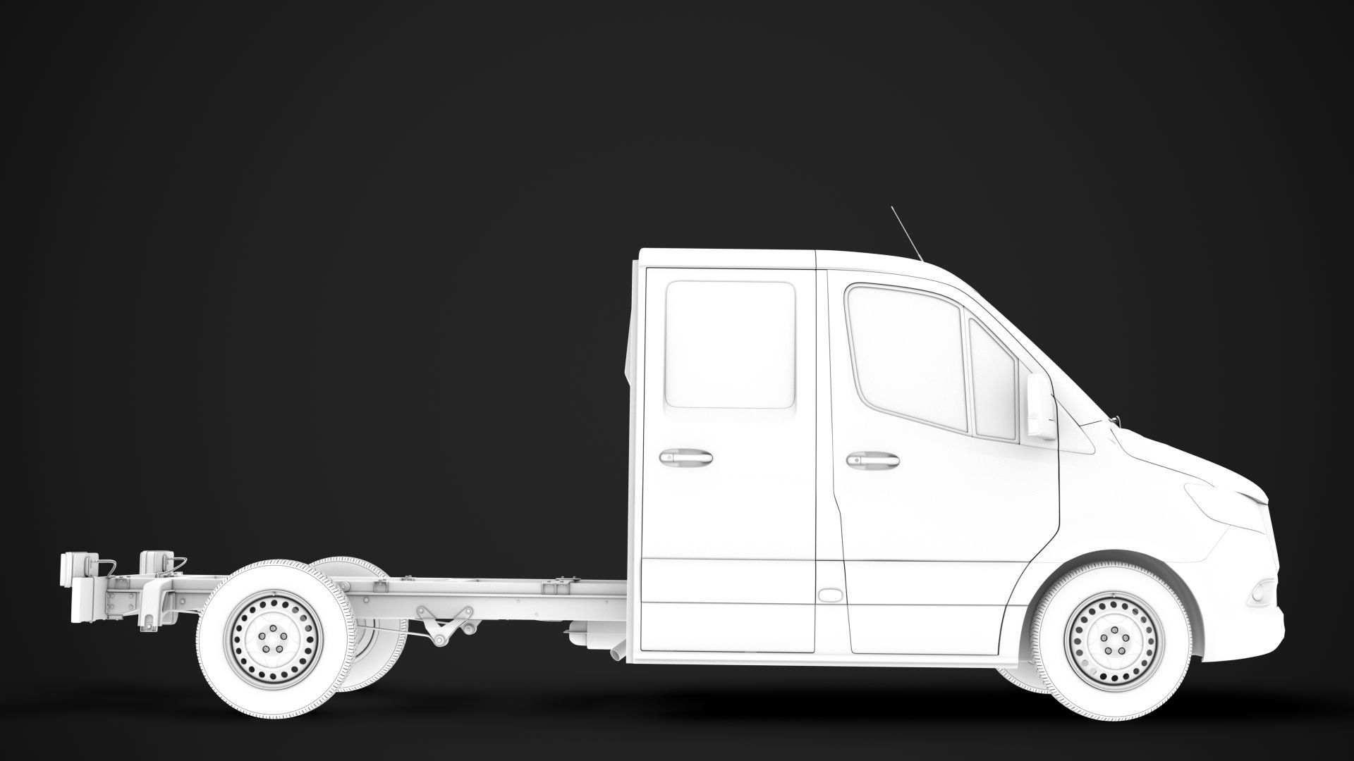 RAM Sprinter Chassis Crew Cab L2 FWD 2020 3D model_14
