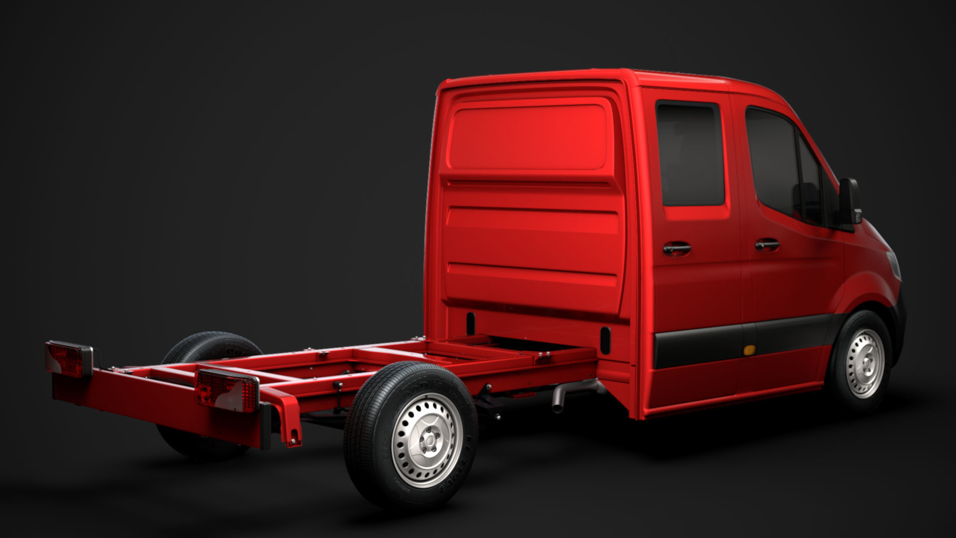 RAM Sprinter Chassis Crew Cab L2 FWD 2020 3D model_2