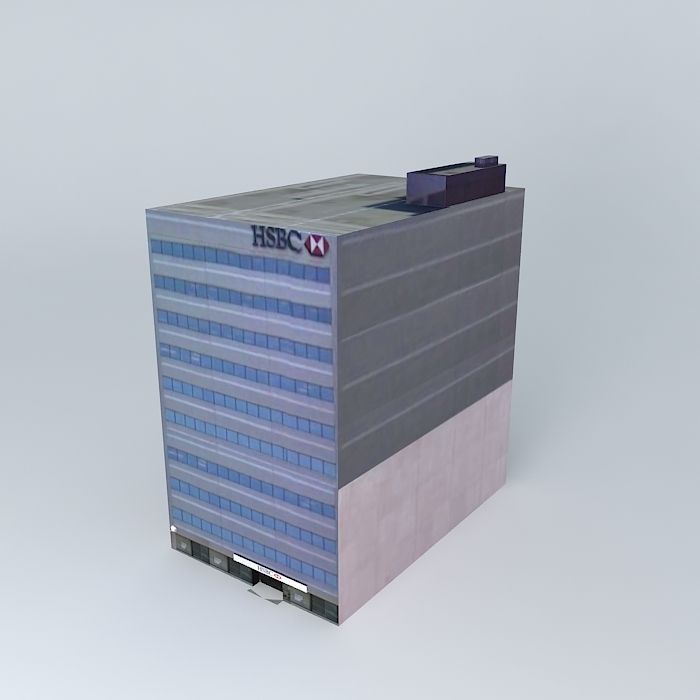 HSBC Building Free 3D model_1