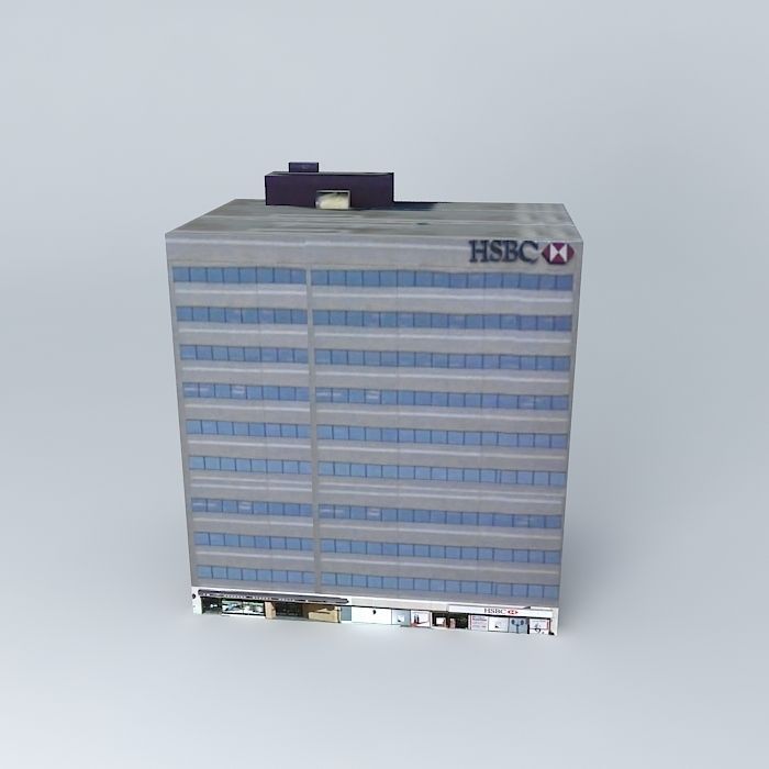 HSBC Building Free 3D model_2