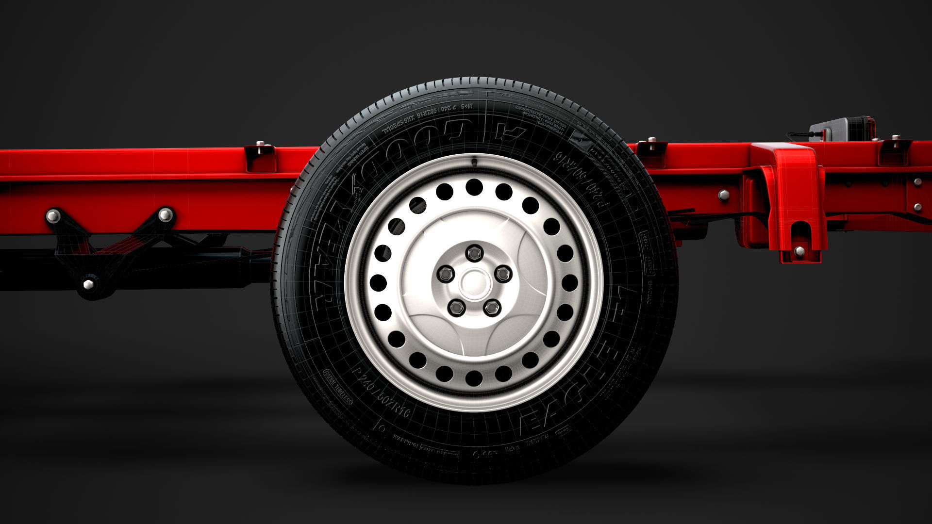 Mercedes Sprinter Chassis Crew Cab L2 RWD 2020 3D model_29