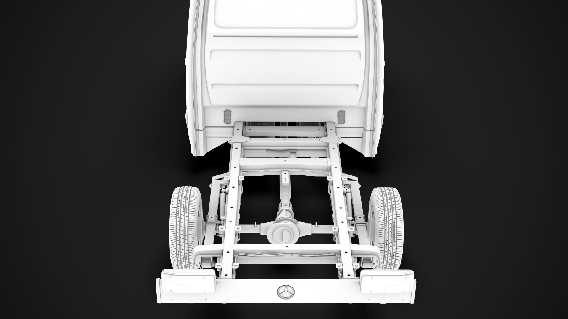 Mercedes Sprinter Chassis Crew Cab L2 RWD 2020 3D model_22