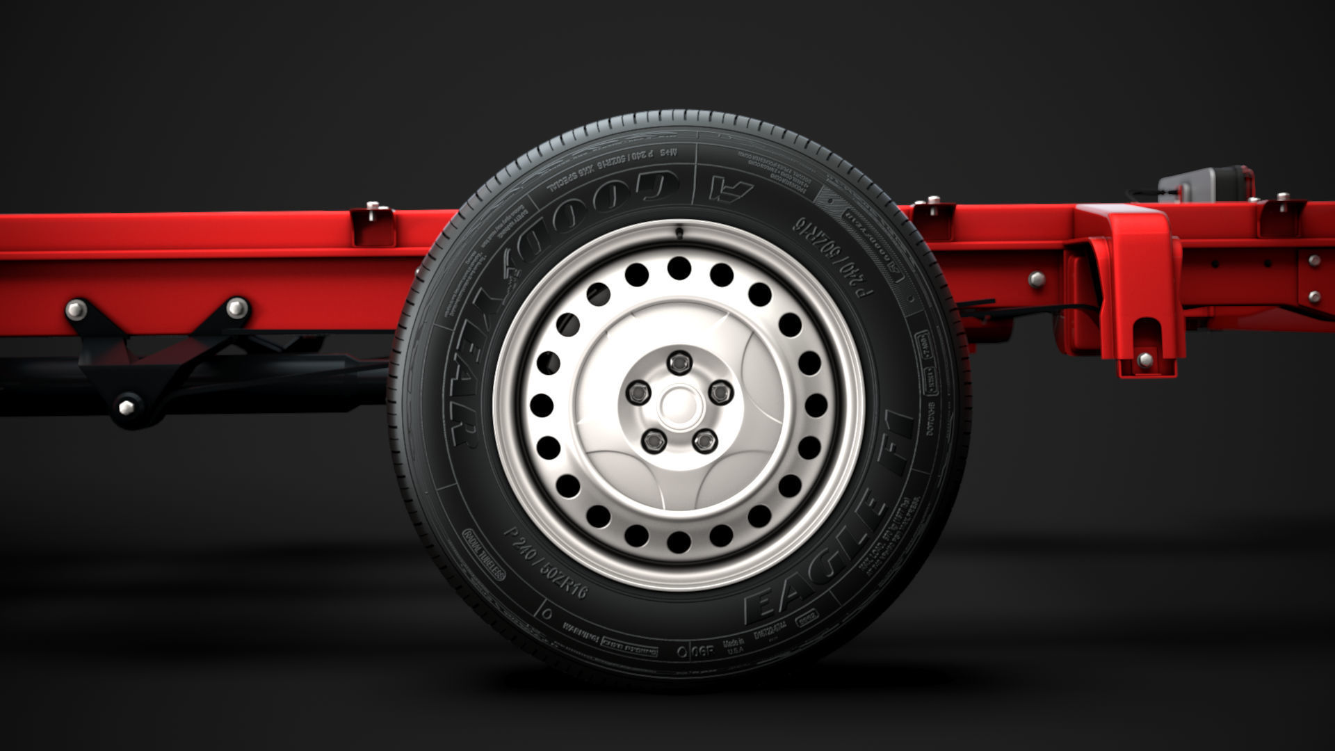 Mercedes Sprinter Chassis Crew Cab L2 RWD 2020 3D model_7