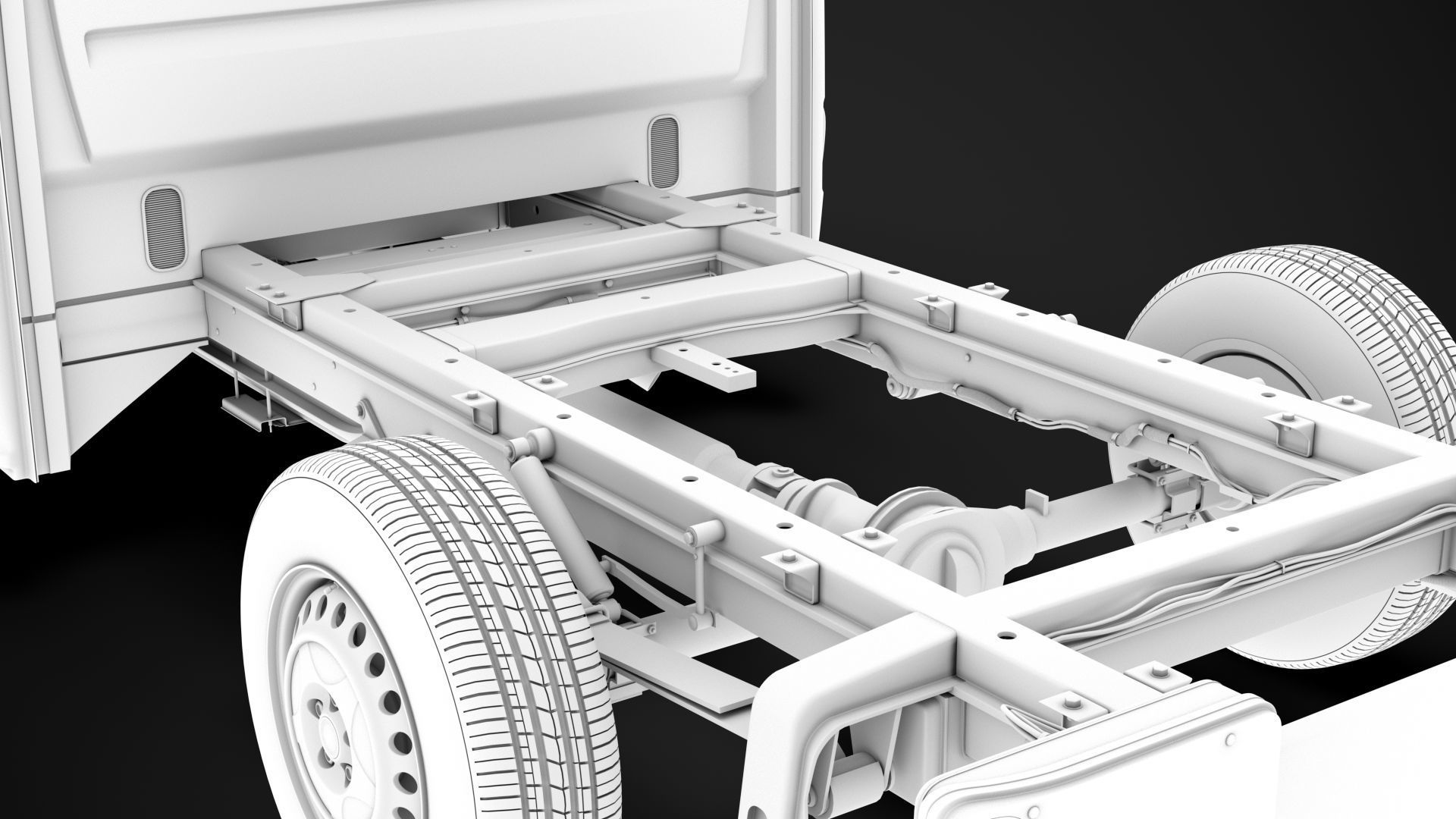 Mercedes Sprinter Chassis Crew Cab L2 RWD 2020 3D model_16