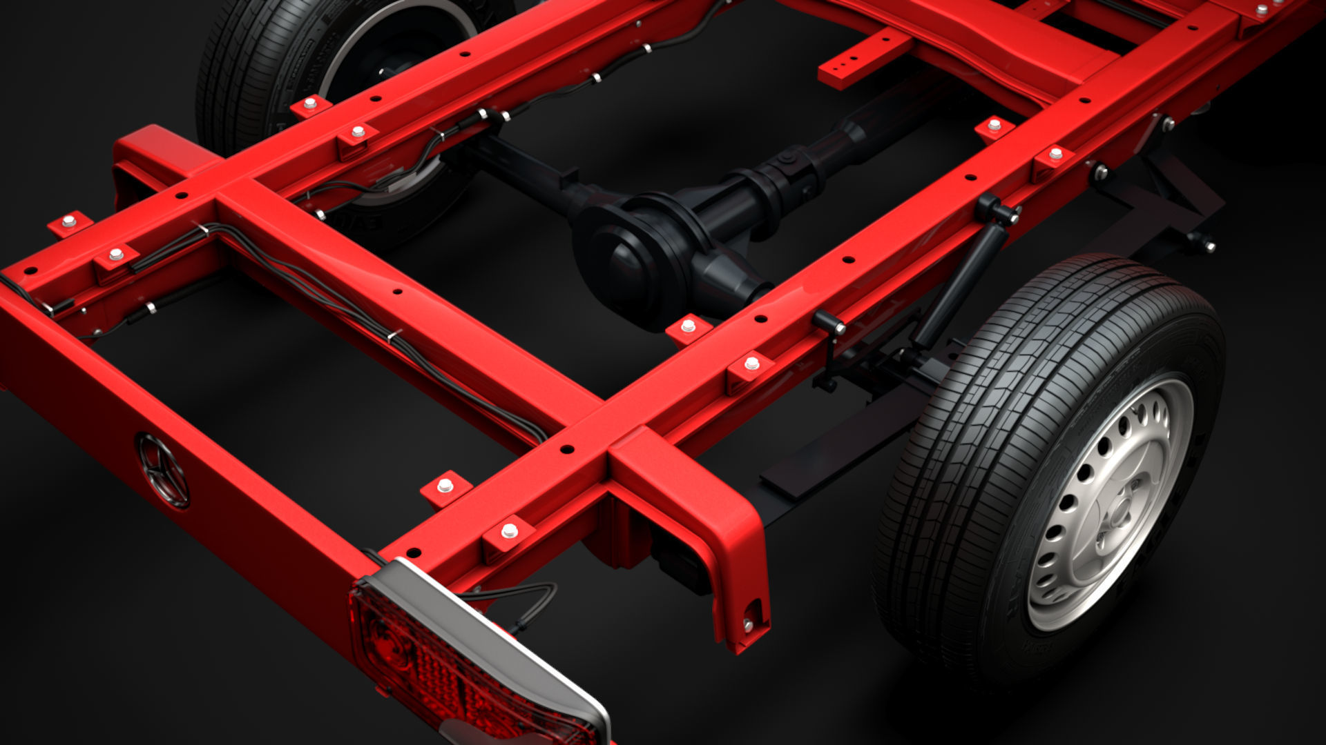 Mercedes Sprinter Chassis Crew Cab L2 RWD 2020 3D model_10