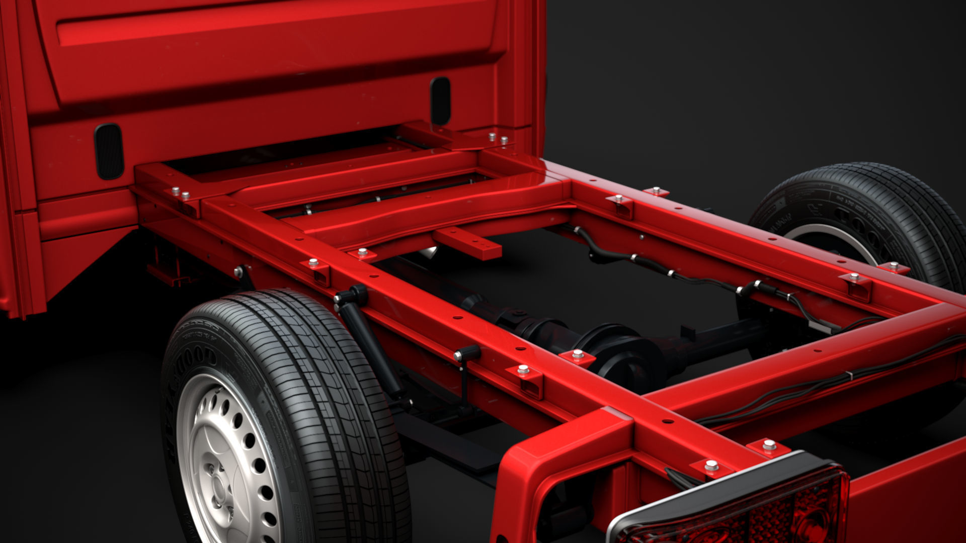 Mercedes Sprinter Chassis Crew Cab L2 RWD 2020 3D model_3