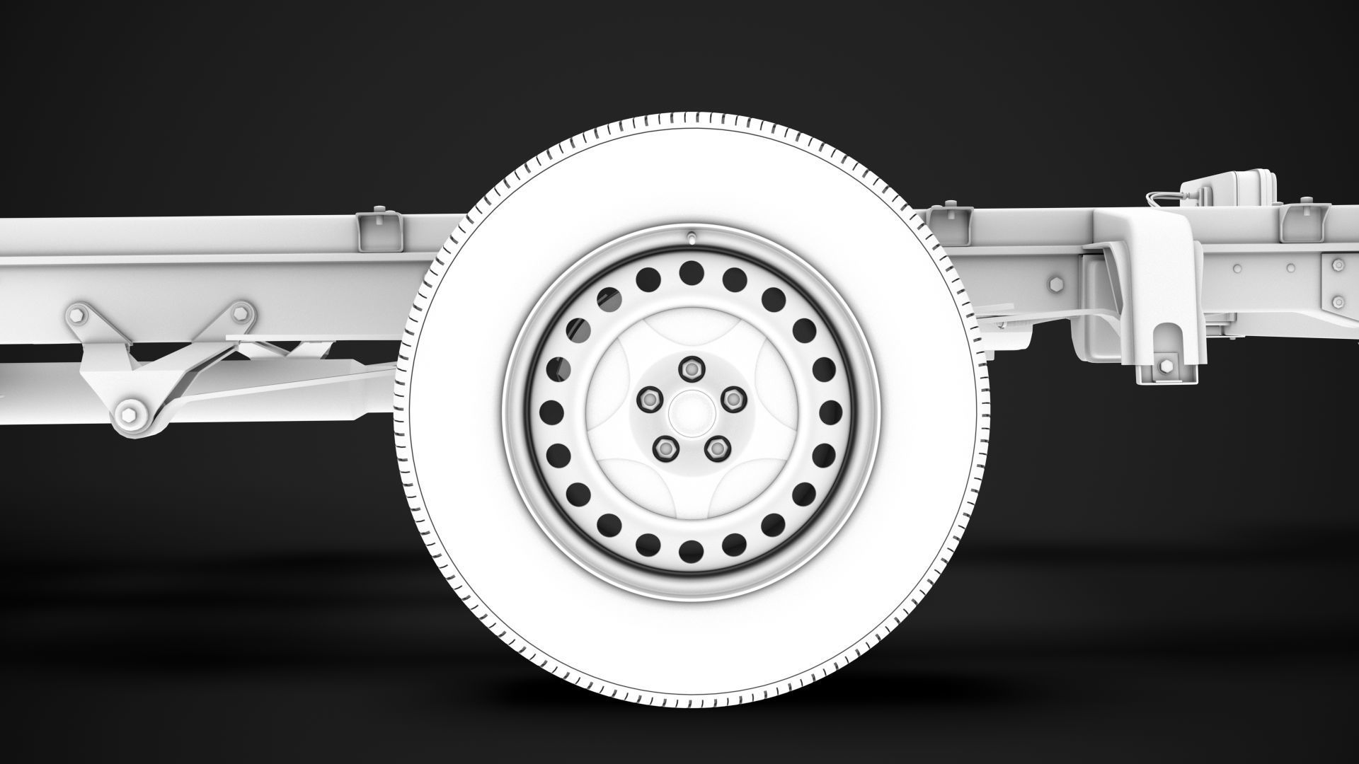 Mercedes Sprinter Chassis Crew Cab L2 RWD 2020 3D model_19