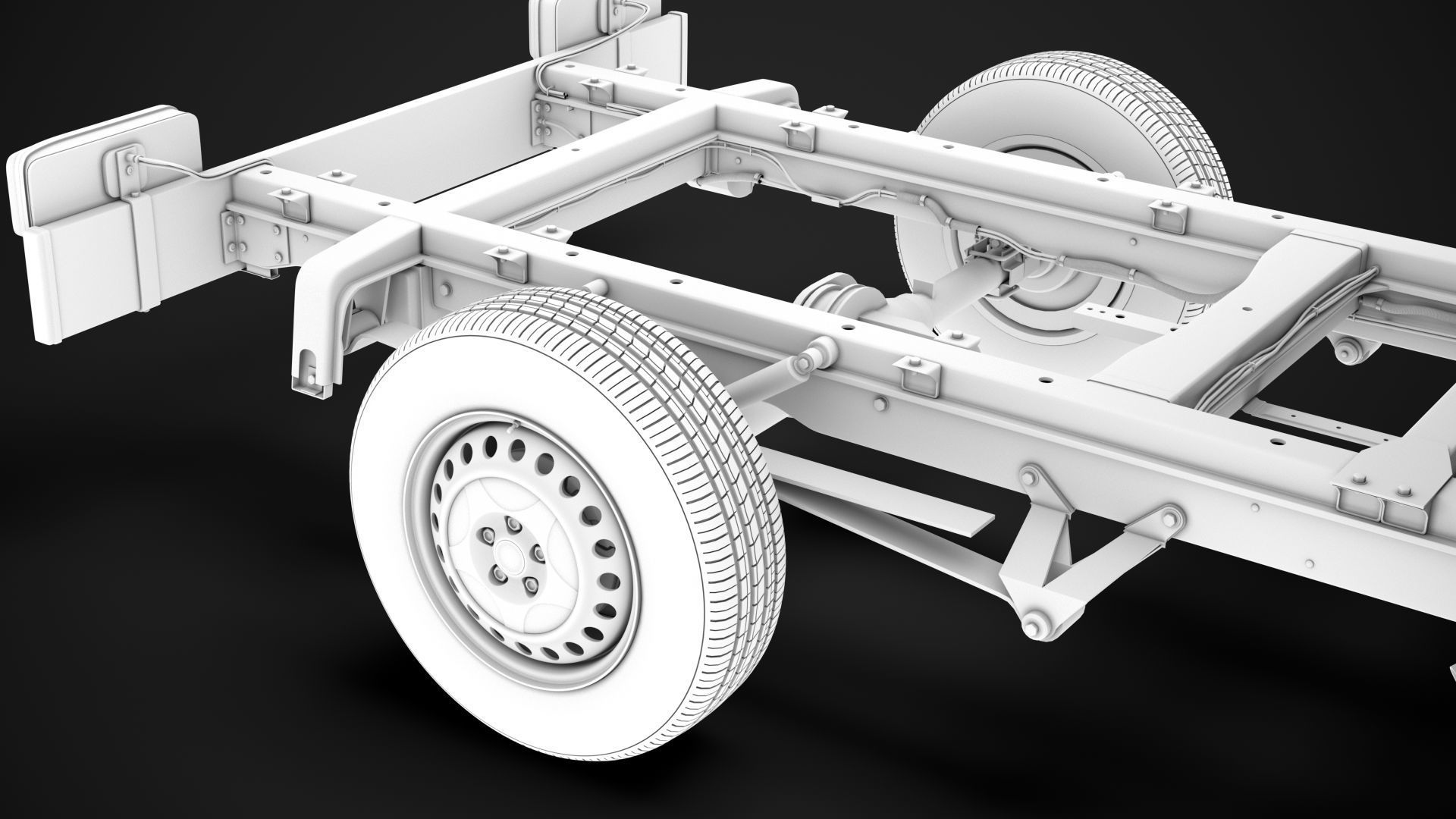 Mercedes Sprinter Chassis Crew Cab L2 RWD 2020 3D model_21