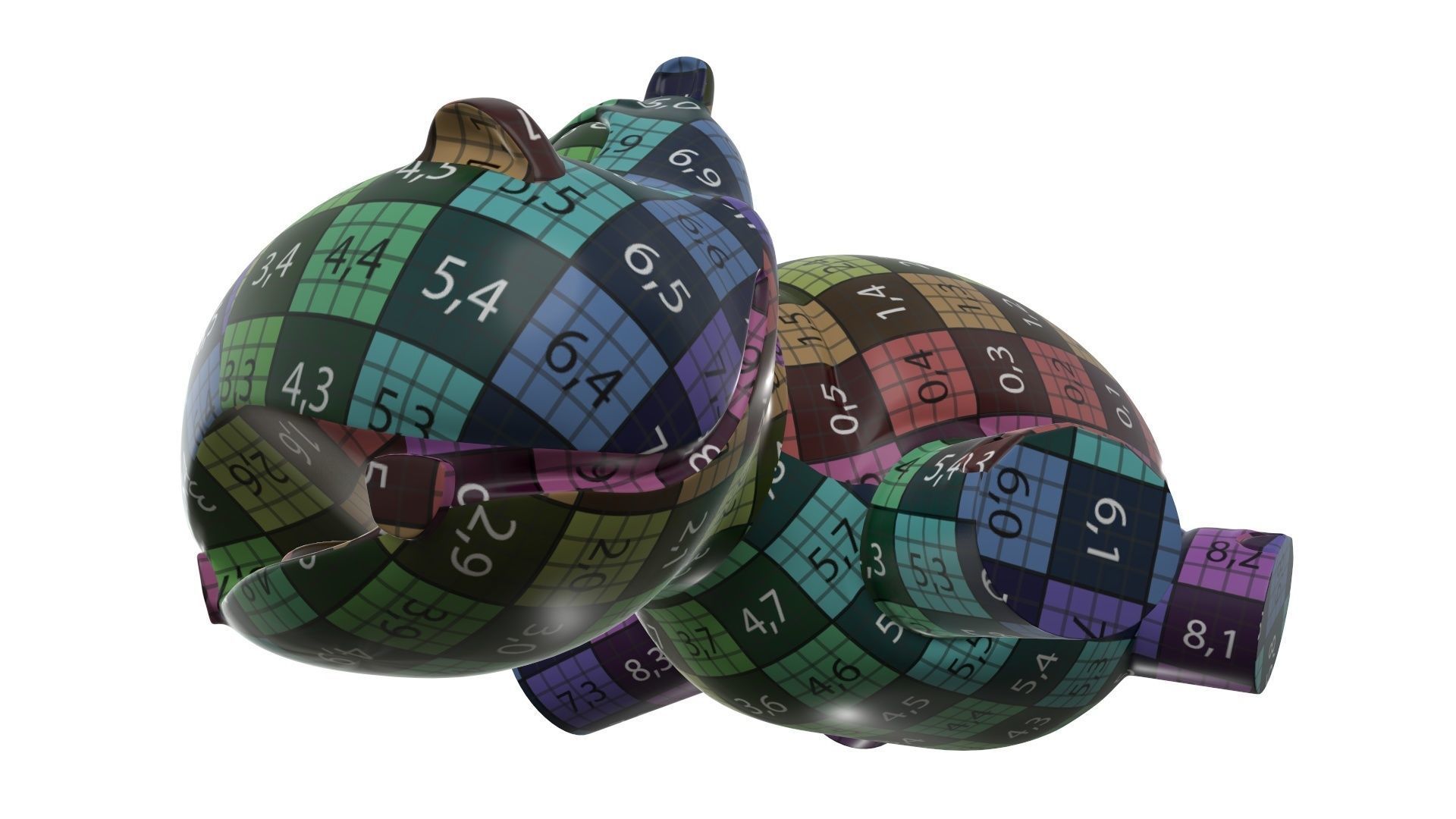 Hippo toy 3D model_13