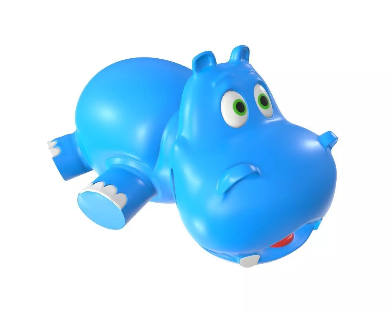 Hippo toy 3D model_0