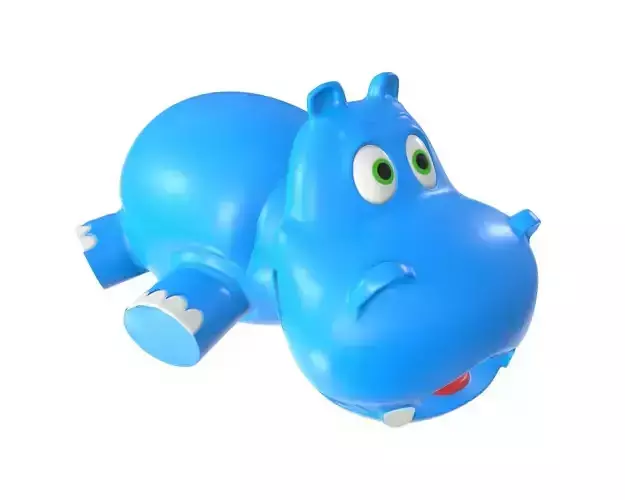 Hippo toy 3D model