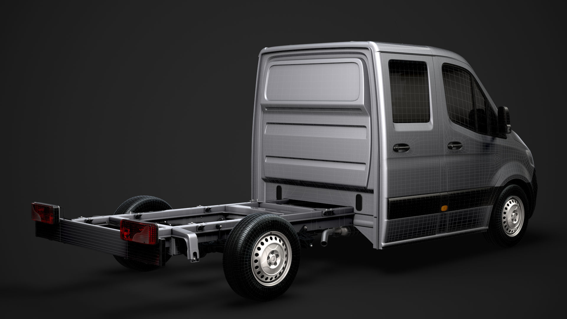 RAM Sprinter Chassis Crew Cab L2 RWD 2020 3D model_23